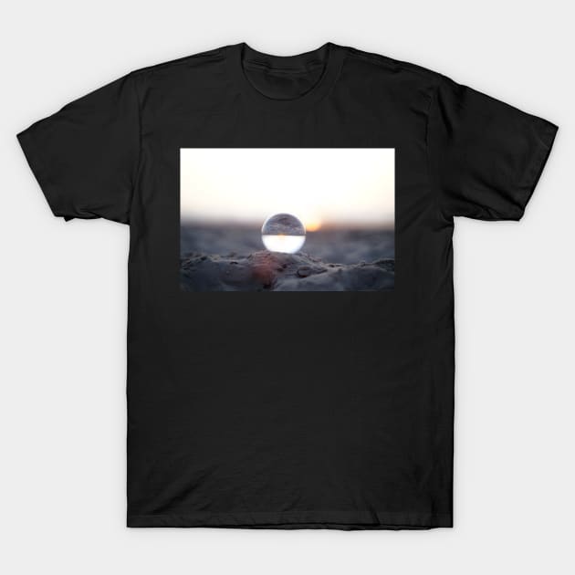 Beach sunset T-Shirt by Matlasaya
